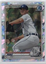 2020 Bowman Chrome Prospects Atomic Refractor Franklin Perez #BCP-63 11s9