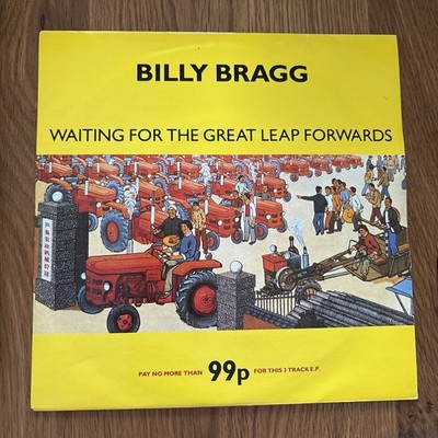 Billy Bragg   Waiting For The Great Leap Forward - Org UK Go! Discs 7'' EP -GOD23