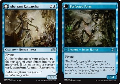 Aberrant Researcher // Perfected Form~049/297~NM~(SOI) - Shadows over Innistrad~