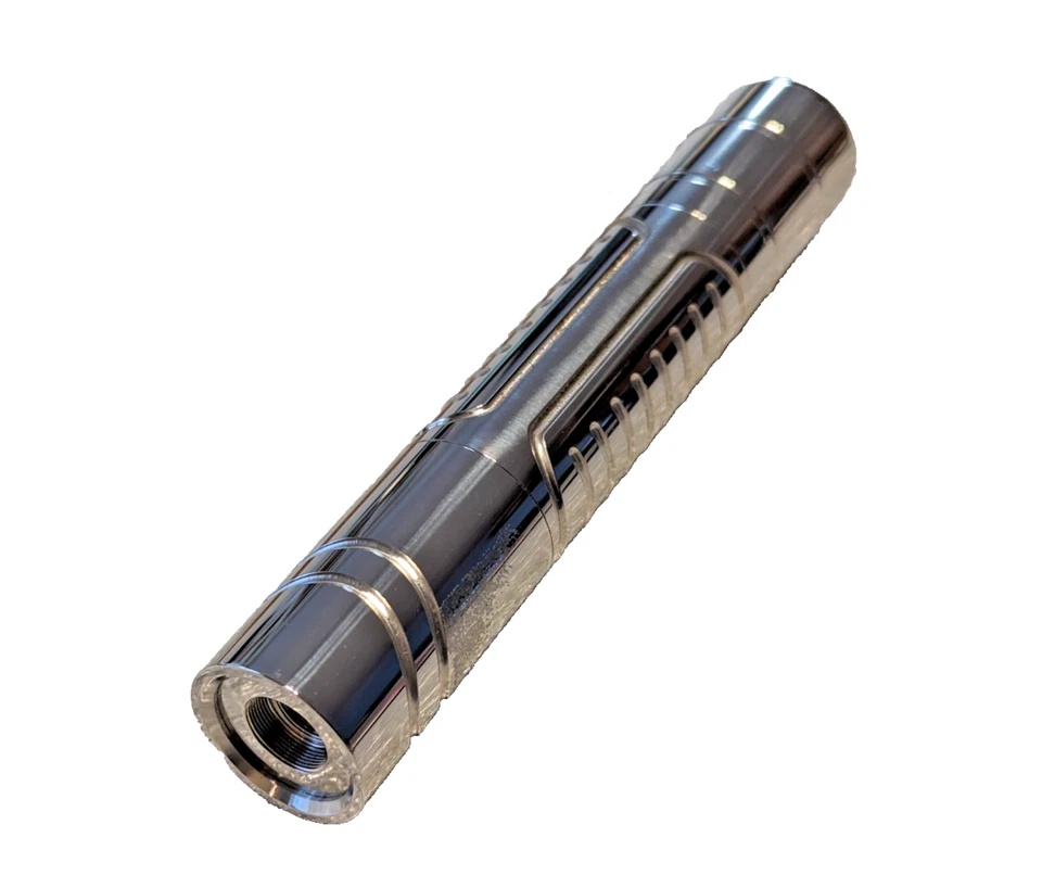 Custom Laser Pointer - True Yellow - 569nm - Polished Stainless-Steel Host - Image 2 of 4
