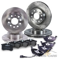 Atec Bremsscheiben + BelÄGe Vorne + Hinten FÜR Audi A3 Skoda Yeti VW Golf 5 6