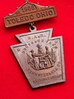 Civil War US Soldier Veteran Badge Toledo Ohio 1908 Encampment Pennsylvania GAR