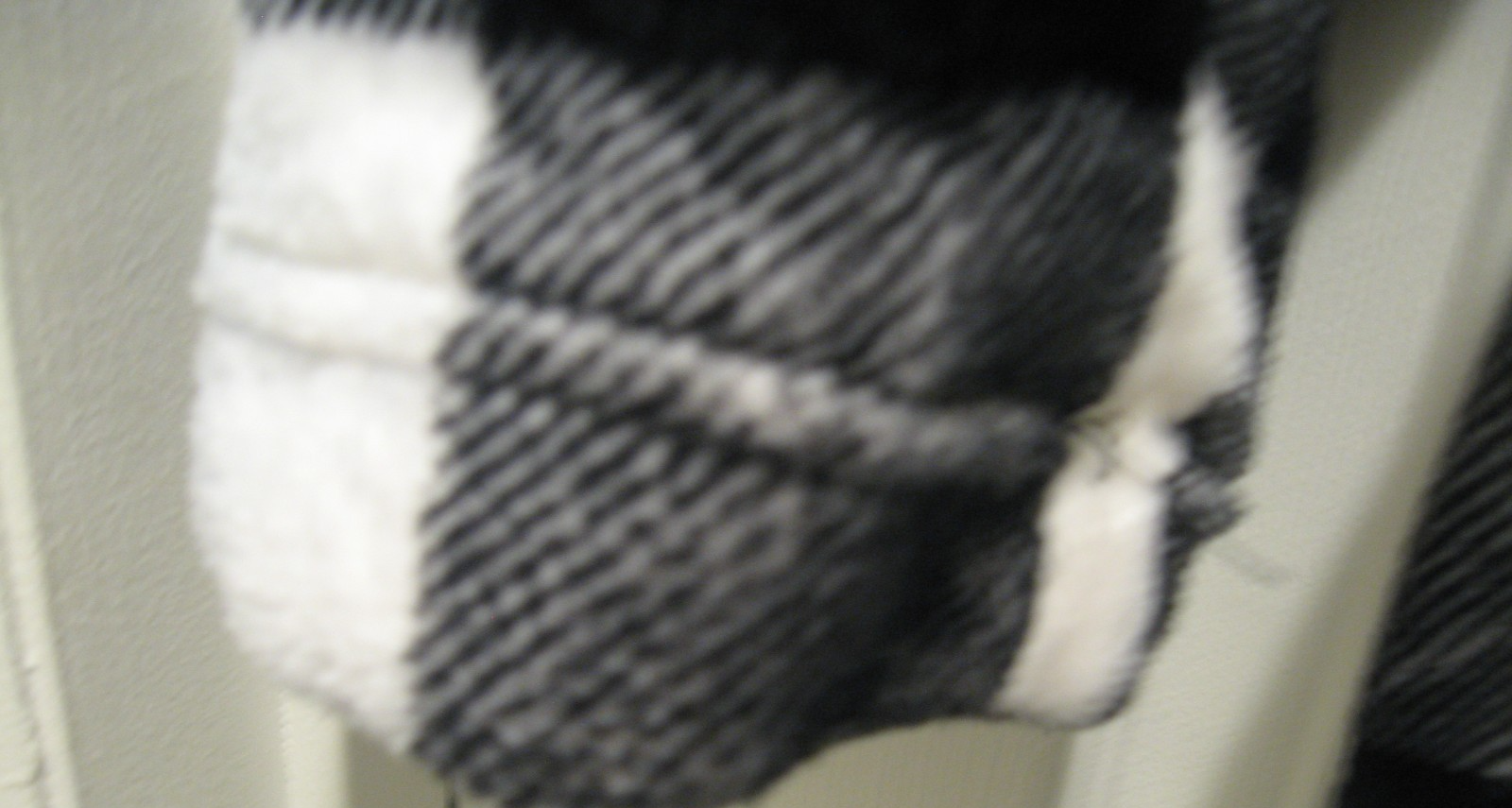 Sonoma Men's Bathrobe Black/White Buffalo Check 2 Pockets Tie Size S/M ...