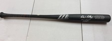 DOMINIC SMITH Autograph Black Marucci Baseball Bat Braves *CRACKED JSA #DS-B100