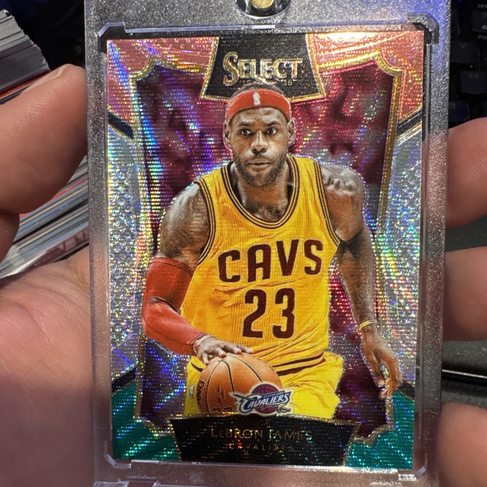Pop 3!💎2015 LeBron James PANINI SELECT TRI COLOR PRIZM #47 SSP