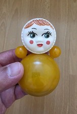 Vintage Roly-Poly Doll Soviet Toy USSR 1970th