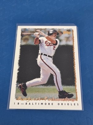 1995 Topps CyberStats Spectralight #056 Rafael Palmeiro Orioles BASEBALL Card 7M