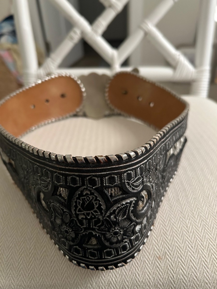 Vintage 80’s Cesar Ugarte Gstaad Switzerland Art Production Hand Crafted Belt View 2