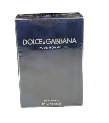 DOLCE GABBANA Pour Homme Eau De Toilette Spray for Men 4.2 oz / 125 ML - NIB