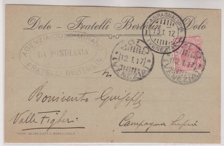 DOLO........................................DITTA...." FRATELLI BERTOLIN "......