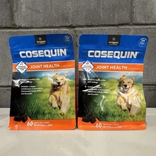 2x Cosequin Joint Health Supplement for Dogs 60 Soft Chews EXP 10/26+