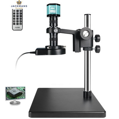 RUZIZAO Digital Mikroskop mit großem Metall UK Medium, 150X-4K (HDMI/Typ C)