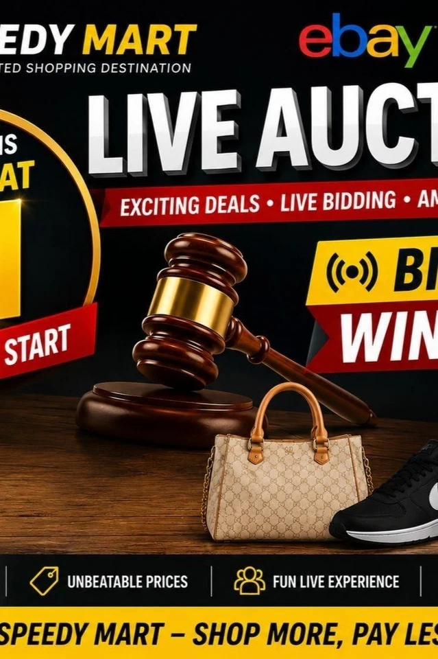 Live Auction Madness | All Items Start at £1