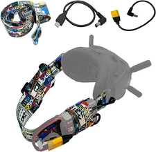 JCHPINE Head Strap and Type C Power Cable for DJI FPV Goggles V2... 