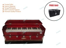 5 Stopper Harmonium BINA Standard 3.25 Octave Double Reeds Single Bellow 39 Keys