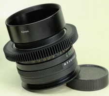 KMZ Helios 44M 58mm F2 Bokeh Cine Lens For M4/3 Mount cinema lens serviced