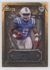 2022 MATTE Weekend Warriors Gold - Frame / Silver 2/5 Jerrion Ealy Shield 0kb5