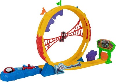 Marvel Spidey and His Amazing Friends Metals Super Loop Track Set KOMPLETT