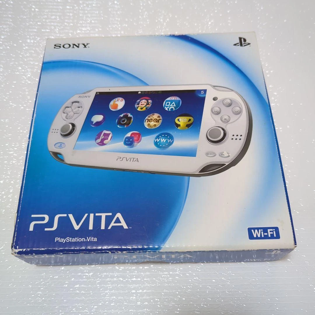 Sony PS Vita PCH-1000 ZA02 Playstation Wi-Fi Charger Box Crystal White