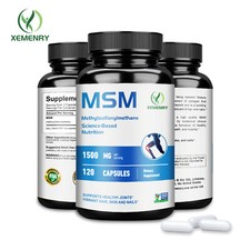 MSM Methylsulfonylmethane 1500mg - Bone Skin Hair Health, Relief Joint Arthritis