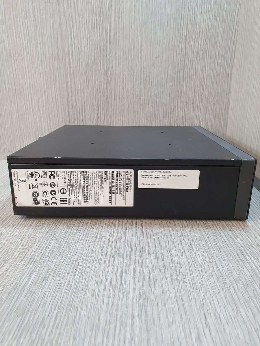 HP EliteDesk 800 G1 USDT i3-4160 @ 3.6GHz 8GB DDR3 500GB HDD