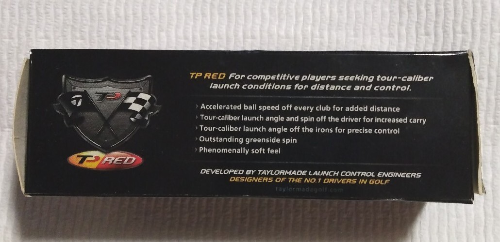 TaylorMade Golf TP Red Golf Ball Sleeve Tour Preferred Original Box NOS NEW 