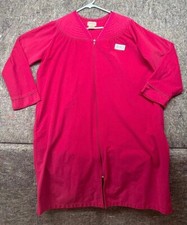 Barbizon nightgown Long Fuchsia Front Zipper Size M