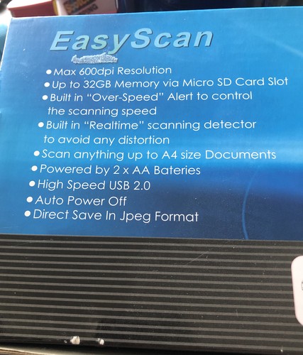 EasyScan Portable Document & Image Scanner - Picture 3 of 4