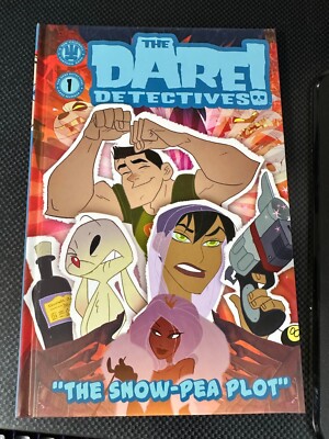 The Dare Detectives Volume 1 The Snow-Pea Plot Archaia Hardcover NEW RARE