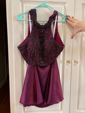 New Sherri Hill homecoming dress size 4 plum