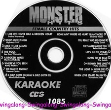 Female Country MONSTER HITS KARAOKE CD G VOL-1085 The Judds NEW IN WHITE SLEEVES