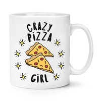 VerrüCkte Pizza MäDchen Stars 284Ml Becher Tasse Spass Tochter Kinder Essen Best
