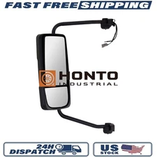 Door Mirror Chrome with Arm Driver Side (Fit: Mack Anthem)