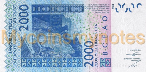 Estados de África Occidental, Burkina Faso, 2000, 2015, Código C, P316Co, UNC - Bild 3 von 3
