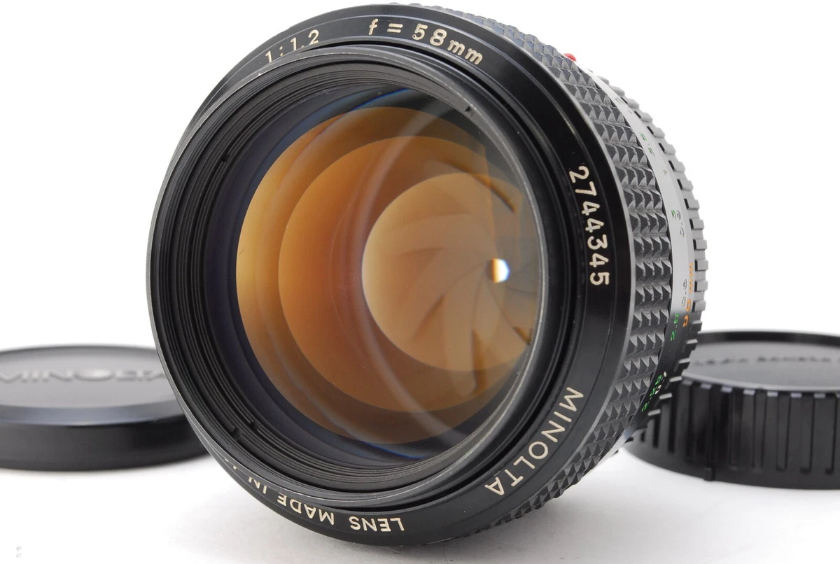 Mint] Minolta MC Rokkor 58mm f1.2 MF Lens Tested From JAPAN | eBay