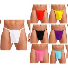 US Men's Japanese Sumo Thongs Fundoshi Wrestler Loincloth Kimono T-back Briefs