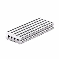 1/8 x 1/16 Inch Tiny Neodymium Rare Earth Disc Magnets N48 (250 Pack)