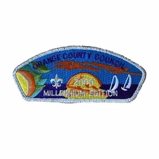 BSA PATCH CSP ORANGE COUNTY COUNCIL MILLENNIUM EDITION 2000 SILVER BORDER SA-64