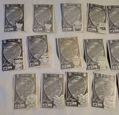 21x Rare Tip Top Sunblest Crazy Bones Alien Collector Stickers - Picture 6 of 7