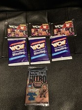 1999 Panini WCW NWO Wrestling Sticker Pack , Impel Pack Lot Of 3 And Topps Pack