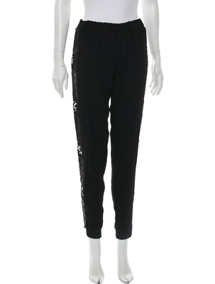 Alexis Skinny Leg Pants Lace Inserts Black High Rise NEW Size S | eBay display picture 1