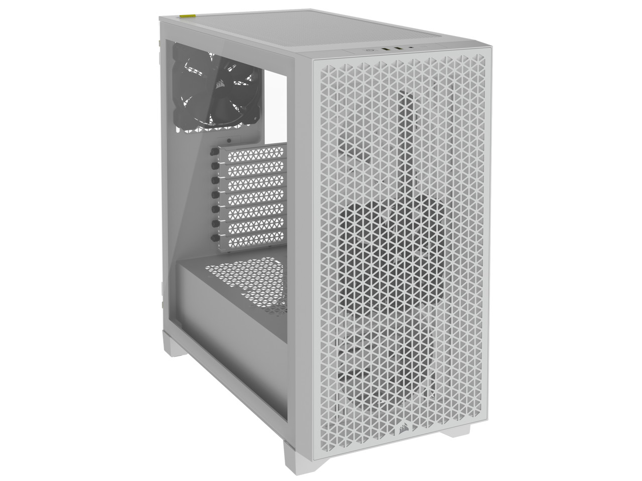 Корпус для компьютера CORSAIR 3000D AIRFLOW Mid-Tower - Белый - 2 вентилятора ELITE 12790₽