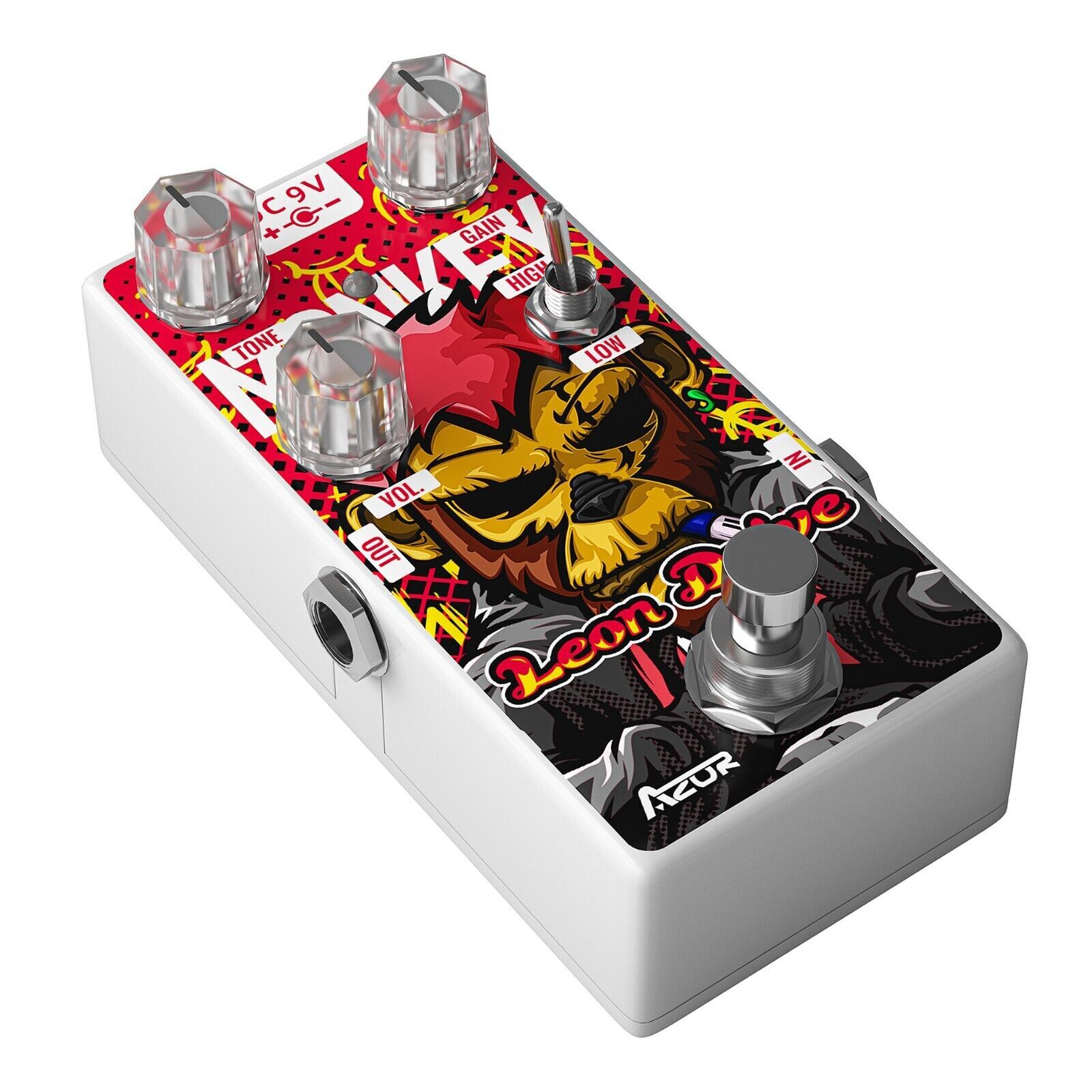 AZOR Leon Dirve AP503 Guitar Effect Pedal Monkey Overdrive 9V Guitar Pedal eBay