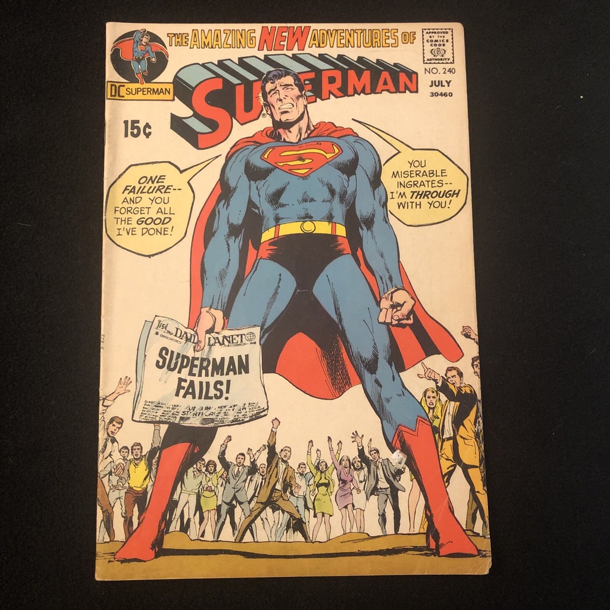 SUPERMAN 240 4.5 5.0 SUPERMAN FAILS NEAL ADAMS FF | eBay