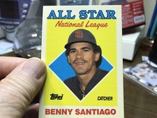 1988 Topps Tiffany #404 Benny Santiago AS