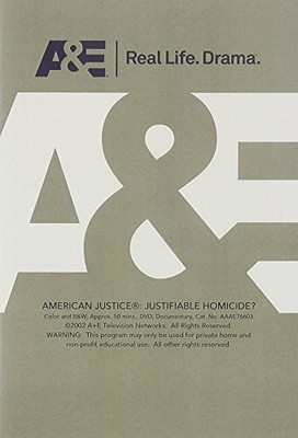 Dvd a&E video documentary american justice: justifiable homicide? 2002 1.33:1 (733961766035)