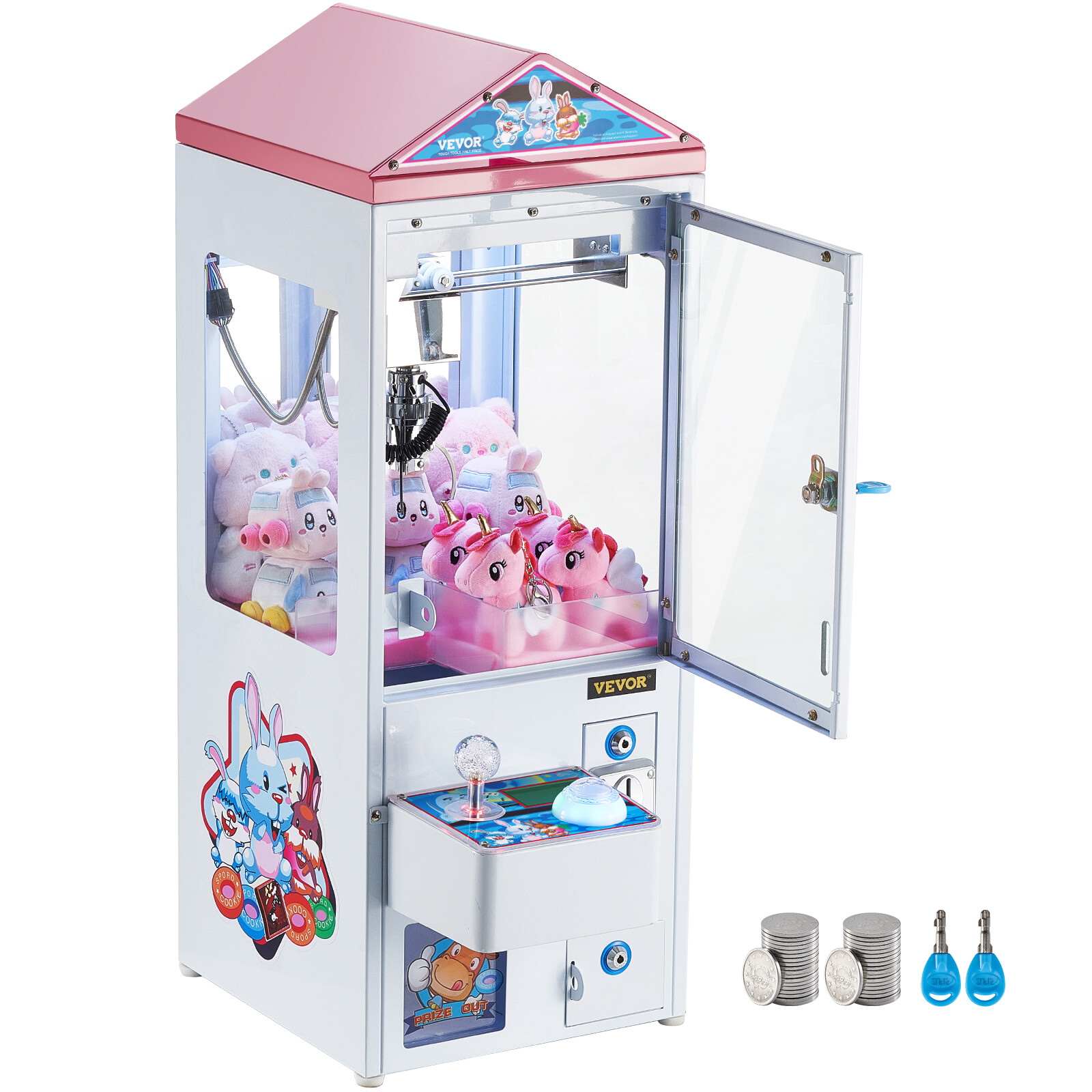 Mini machine à griffes VEVOR jouet d'arcade interactif idée cadeau Noël