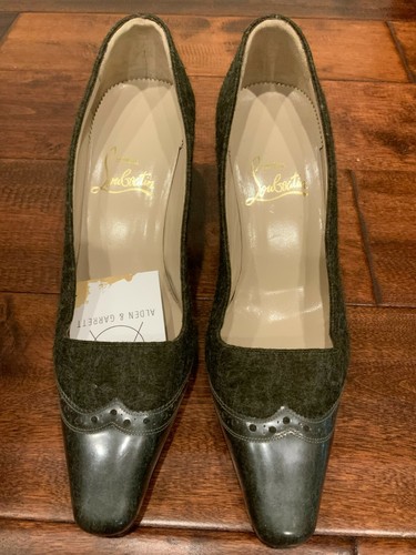Christian Louboutin Gray Boiled Wool 