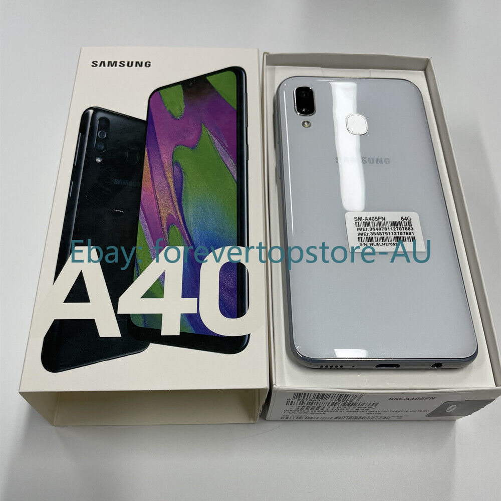 Unlocked Samsung Galaxy A40 SM-A405FN/DS Dual Sim 64GB+4GB New