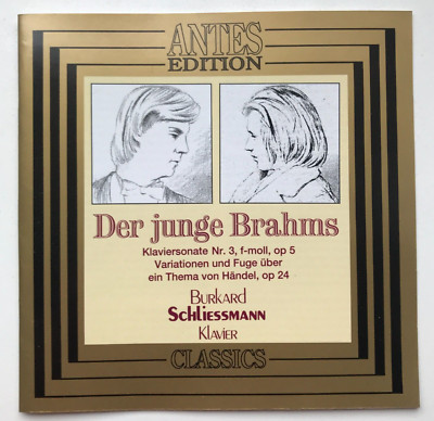 Brahms DER JUNGE BRAHMS Burkard Schliessmann | exzellent (C7082)